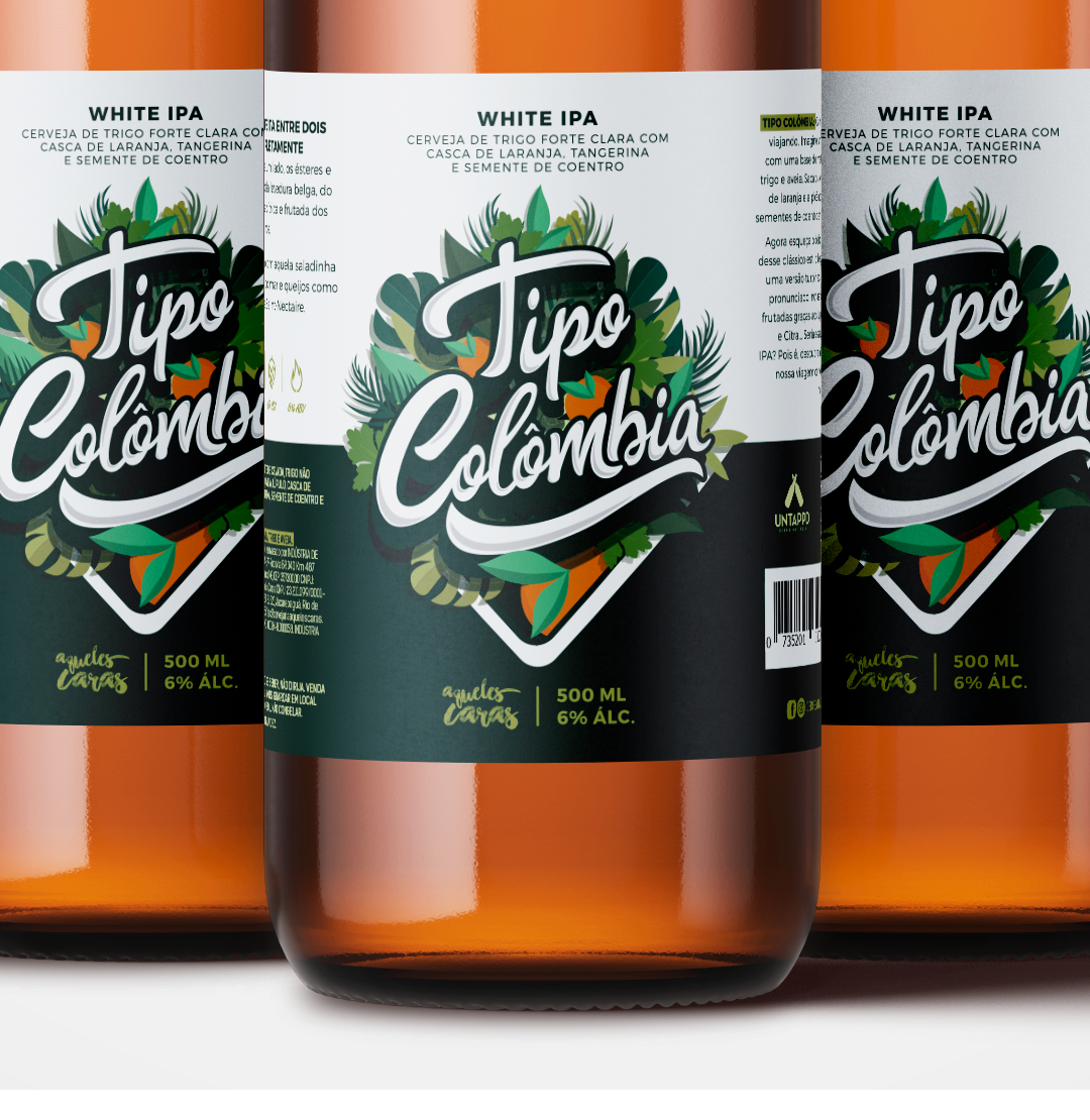 Rótulo de Cerveja Tipo Colômbia