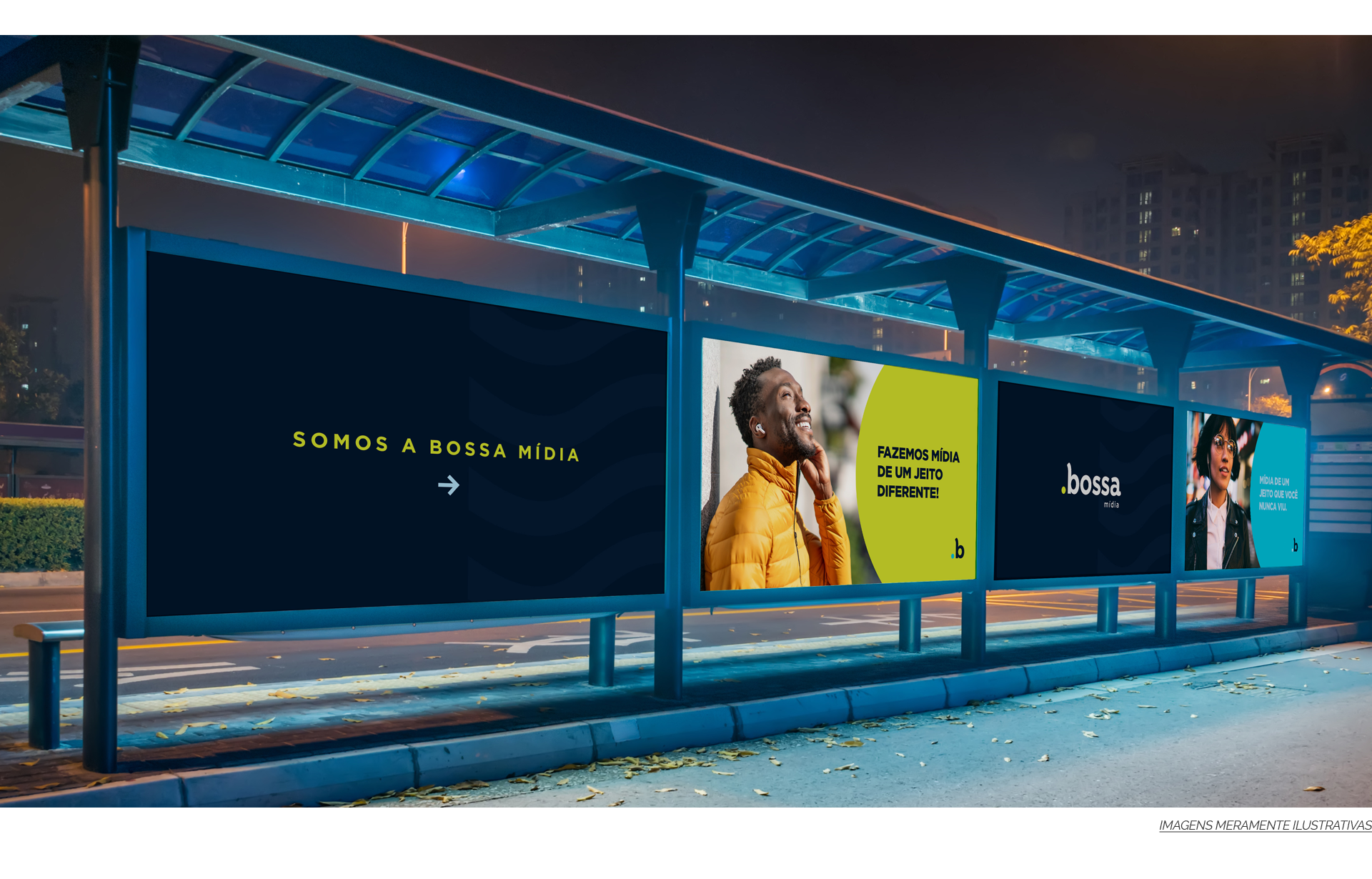 Identidade Visual, Comunicação Corporativa & Material Digital Bossa Mída