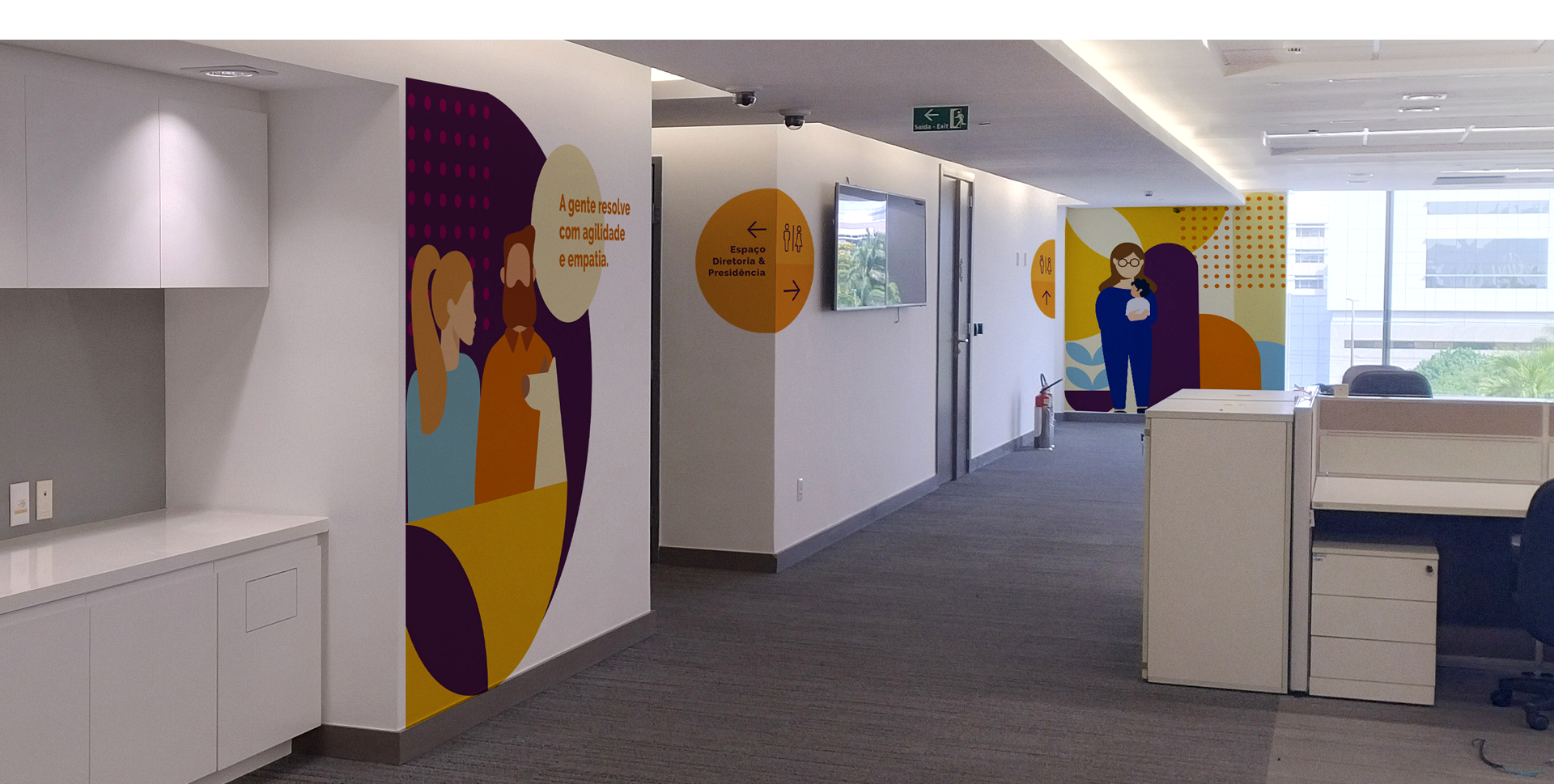 Branding, Material Gráfico, Projeto de Ambientação & Sinalização Leve Saúde