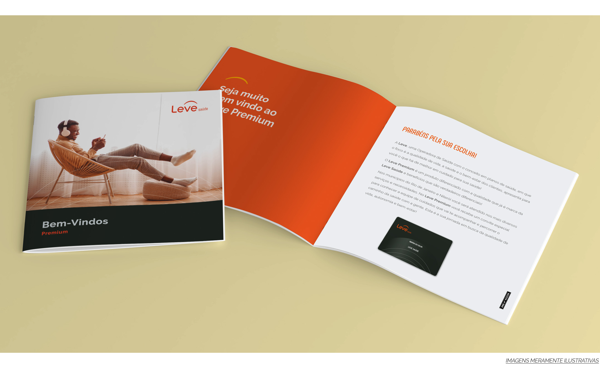 Branding, Material Gráfico, Projeto de Ambientação & Sinalização Leve Saúde