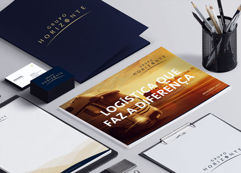 Branding, Comunicação Corporativa, Material Gráfico & Digital Grupo Horizonte